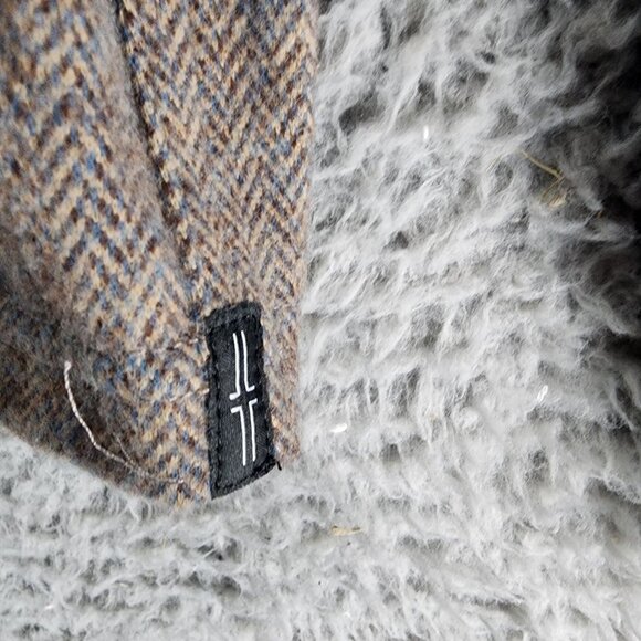 Liverpool Jacket Mens XXL Taupe Brown Flannel Button Down Shacket *NWT* - Picture 6 of 11